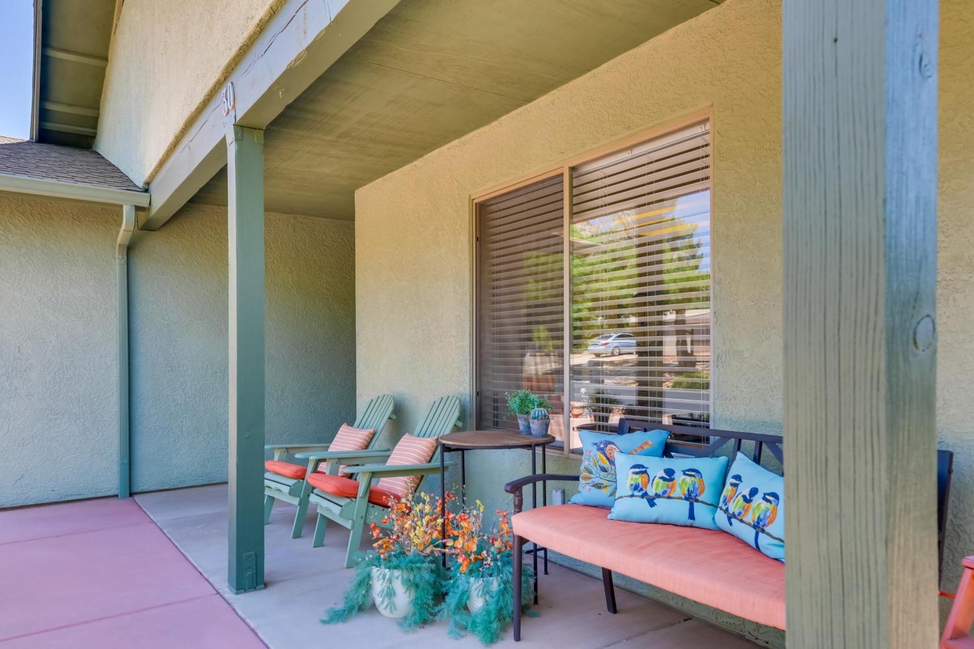 Red Rock Retreat With Patio 3 Mi To Downtown Sedona Villa Bagian luar foto